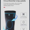 Professional Knee Support Compression Knee Sleeve Anti Slip Silicone Knee Braces for Knee Pain Meniscus Tear