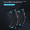 Professional Knee Support Compression Knee Sleeve Anti Slip Silicone Knee Braces for Knee Pain Meniscus Tear