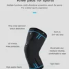 Professional Knee Support Compression Knee Sleeve Anti Slip Silicone Knee Braces for Knee Pain Meniscus Tear