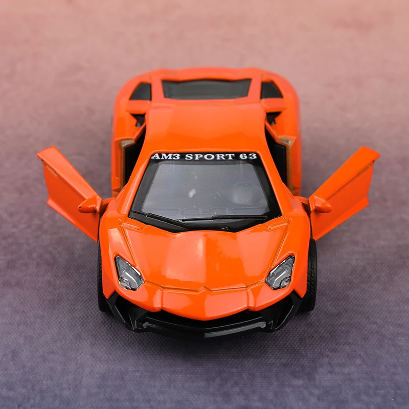 Cross-Border Alloy Off-Road Vehicle Inertia Pull-Back Toy Car Model for Boys - Alloy Sports Car