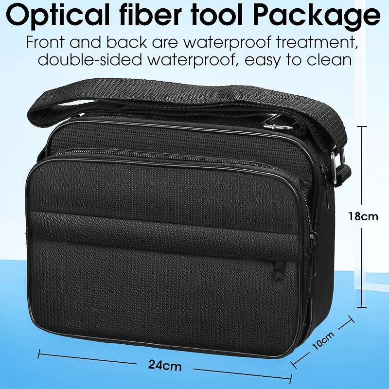COMPTYCO FTTH Fiber Optic Tool Kit with Fiber Fibra Optica Power Meter and 10mW Visual Fault Locator AUA-6S FTTH tool