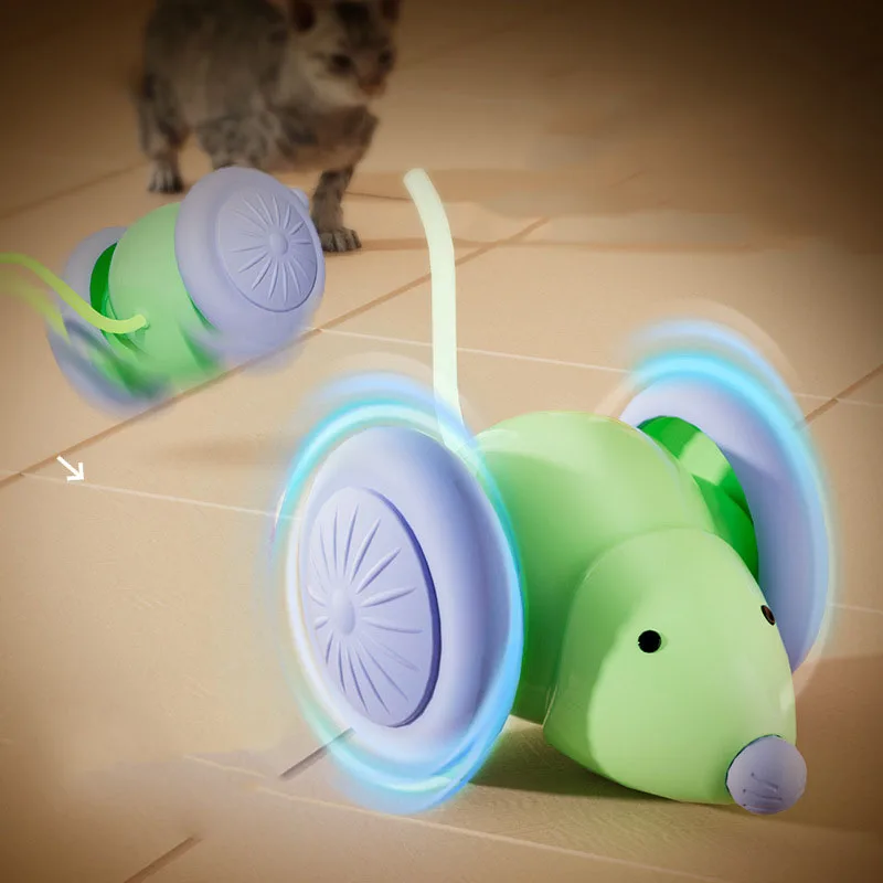 Popular cat electric toys, mouse, sports car, cat stick, self-exciting, cat stick, pet toys