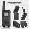 2PCS Baofeng F22 PMR FRS Mini Walkie Talkie Waterproof Type-C Licence-free NOAA Portable Two Way Ham Radio for Hunting