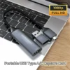 Portable Type C/A Video Capture Card USB 3.0 FHD1080P@60Hz UVC Phone Win Mac OS For HDMI-compatible Switch Xbox PS5/4 Camera