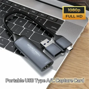 Portable Type C/A Video Capture Card USB 3.0 FHD1080P@60Hz UVC Phone Win Mac OS For HDMI-compatible Switch Xbox PS5/4 Camera