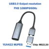 Portable Type C/A Video Capture Card USB 3.0 FHD1080P@60Hz UVC Phone Win Mac OS For HDMI-compatible Switch Xbox PS5/4 Camera