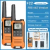 2PCS Baofeng F22 PMR FRS Mini Walkie Talkie Waterproof Type-C Licence-free NOAA Portable Two Way Ham Radio for Hunting