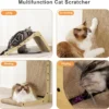 L Shape Cat Scratcher, 23.6 Inch Cat Scratchers for Indoor Cats, Protecting Furniture Cat Scratch Pad, Cardboard Cat Scratching