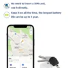 Bluetooth Mini Tracking Device for Apple Find My APP Smart Tag Kid Pet Car GPS Lost Tracker Anti-Lost Alarm Reminder Positioner