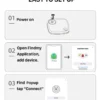 Bluetooth Mini Tracking Device for Apple Find My APP Smart Tag Kid Pet Car GPS Lost Tracker Anti-Lost Alarm Reminder Positioner