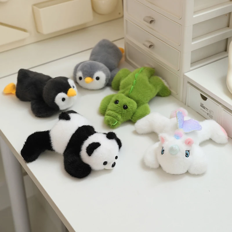 20cm Animals Plush Toys Cute Crocodile/Unicorn/Panda/Penguin Doll Soft Birthday Gift Kid Soft Mouse Wrist Pad Kids Birthday Gift
