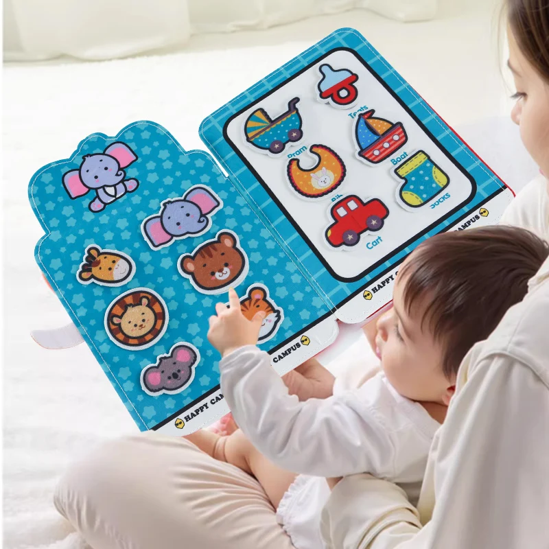 Busy Book for Toddlers Matching Game  Storytelling Busy Board Kids Fine Motor Early Education Toy Gifts