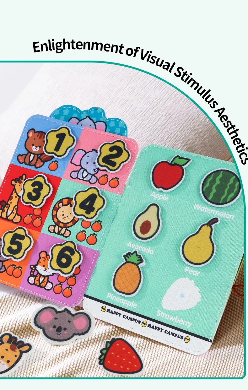 Busy Book for Toddlers Matching Game  Storytelling Busy Board Kids Fine Motor Early Education Toy Gifts