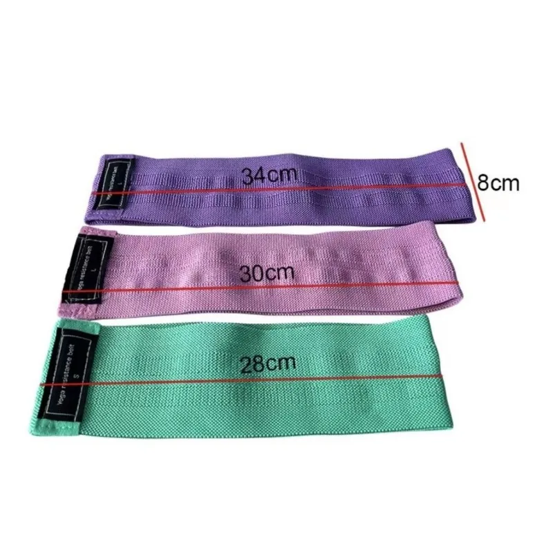 Elastic Squat Resistance Band Buttocks Fitness Tension Band Yoga Stretch Training Band Home Tension Band