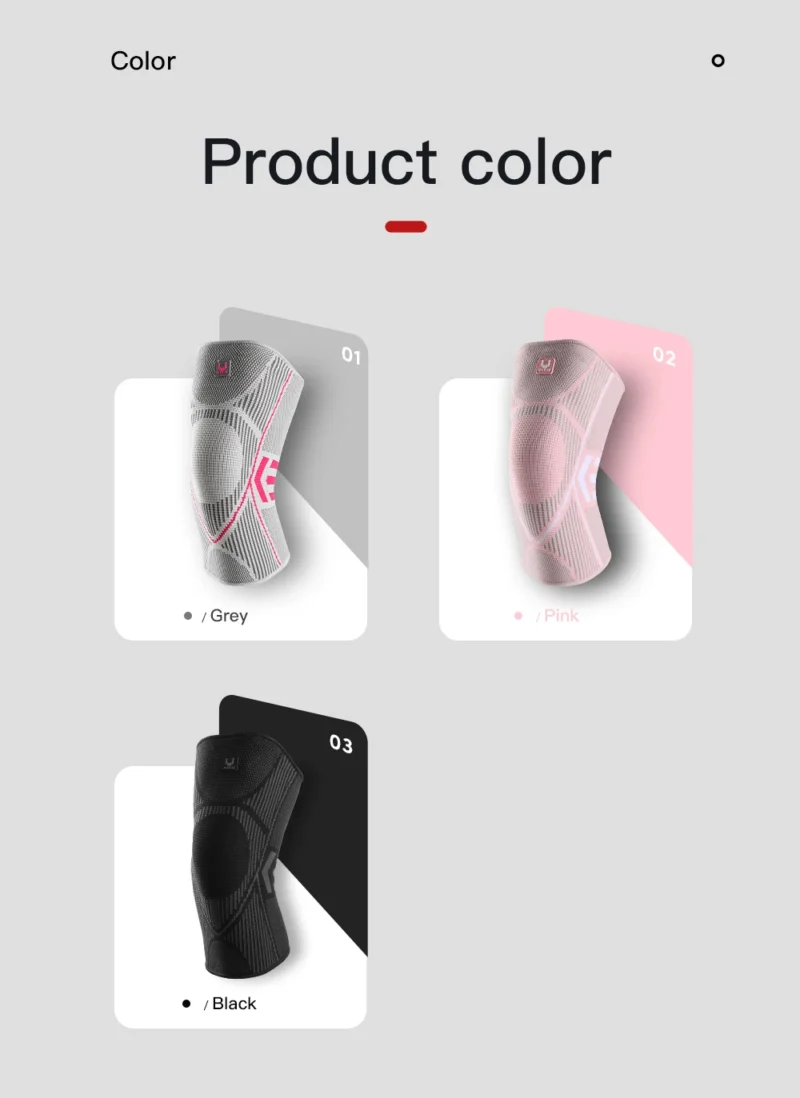 Professional Knee Support Compression Knee Sleeve Anti Slip Silicone Knee Braces for Knee Pain Meniscus Tear