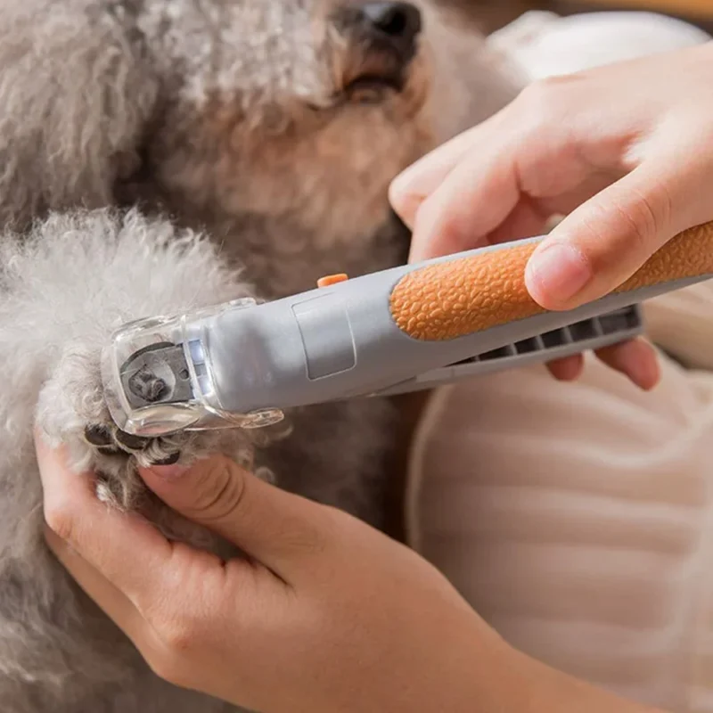 LED Light Pet Nail Clippers for Cats And Dogs 5x Magnification Dual-Sided Clipper for Trimming Nails And Claws