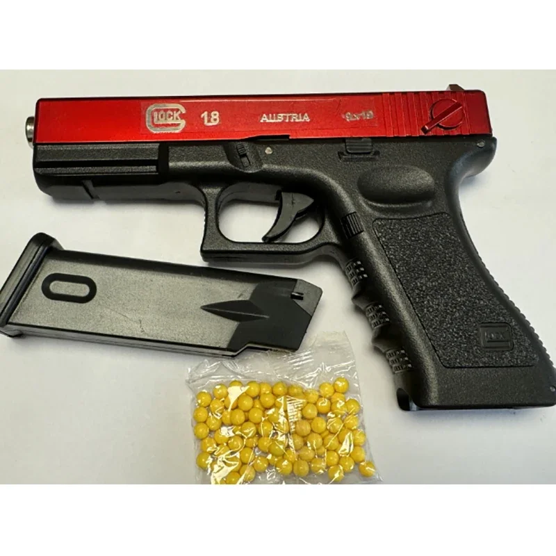 New metal GIock G18 pistol simulation pistol 500 rounds outdoor combat shooting BB bullets boy birthday Christmas gift