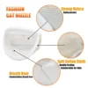 Pet Muzzle Anti-bite Adjustable Breathable Anti-scratch Small Pet Transparent Grooming Muzzle Cat Supplies