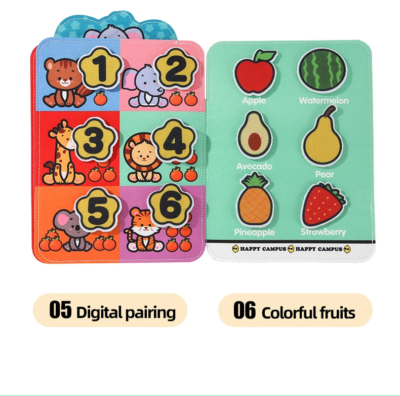 Busy Book for Toddlers Matching Game  Storytelling Busy Board Kids Fine Motor Early Education Toy Gifts