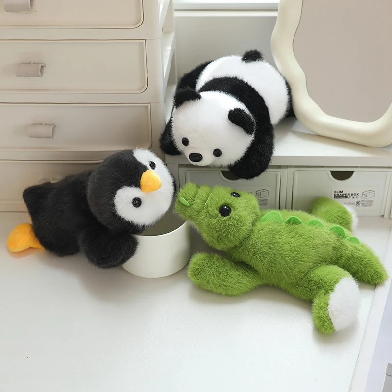 20cm Animals Plush Toys Cute Crocodile/Unicorn/Panda/Penguin Doll Soft Birthday Gift Kid Soft Mouse Wrist Pad Kids Birthday Gift