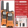 2PCS Baofeng F22 PMR FRS Mini Walkie Talkie Waterproof Type-C Licence-free NOAA Portable Two Way Ham Radio for Hunting