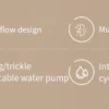 3L Cat Water Fountain Auto Recirculate Filter Large Capacity Filtring Cat Water Drinker USB Electric Mute Cats Water Dispenser