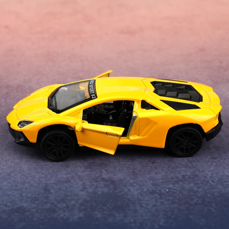 Cross-Border Alloy Off-Road Vehicle Inertia Pull-Back Toy Car Model for Boys - Alloy Sports Car