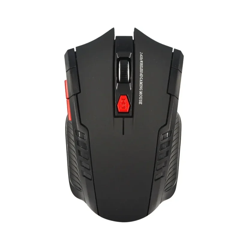 2.4G Wireless Mouse 6 Buttons Gaming Mouse Office Mouse 800-1200-1600 DPI Optical Mice with USB Receiver for Laptop Macbook
