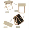 Outdoor Camping Folding Chair Multifunctional Stool Ultralight Fishing Stool Portable Leisure Handbag Chair Outdoor Furniture