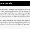 Solar Lantern Outdoor, Solar Lights for Outside Decorative Outdoor Hanging Lights Waterproof Solar Lanterns, yard garden  lamp