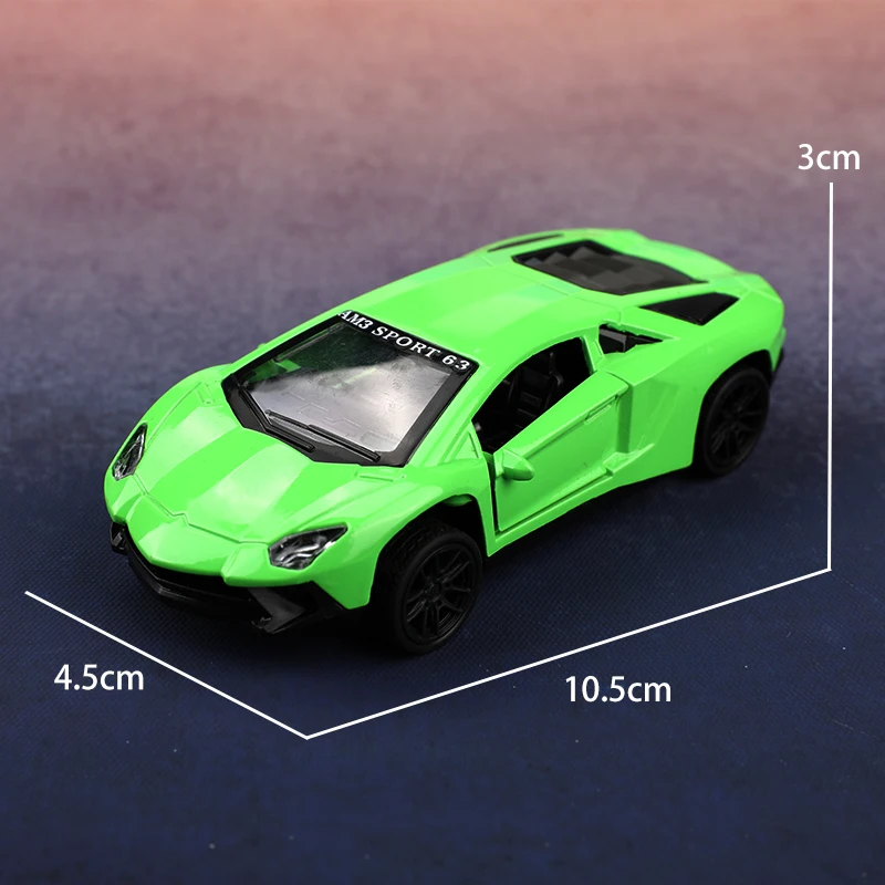 Cross-Border Alloy Off-Road Vehicle Inertia Pull-Back Toy Car Model for Boys - Alloy Sports Car
