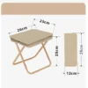 Outdoor Camping Folding Chair Multifunctional Stool Ultralight Fishing Stool Portable Leisure Handbag Chair Outdoor Furniture