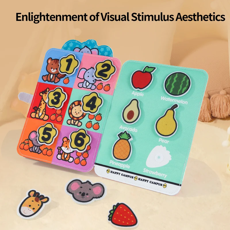 Busy Book for Toddlers Matching Game  Storytelling Busy Board Kids Fine Motor Early Education Toy Gifts