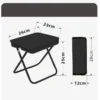 Outdoor Camping Folding Chair Multifunctional Stool Ultralight Fishing Stool Portable Leisure Handbag Chair Outdoor Furniture