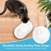 Pet Cat Fountain 1.35L Ultra Quiet Pet Water Fountain for Kitty Cat Dog Transparent Automatic Pet Water Dispenser Cat Products