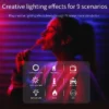 Mini RGB Hot Boot Fill Light Live Photography LED Portable Atmosphere Beauty Mobile Camera Pocket Adjustable