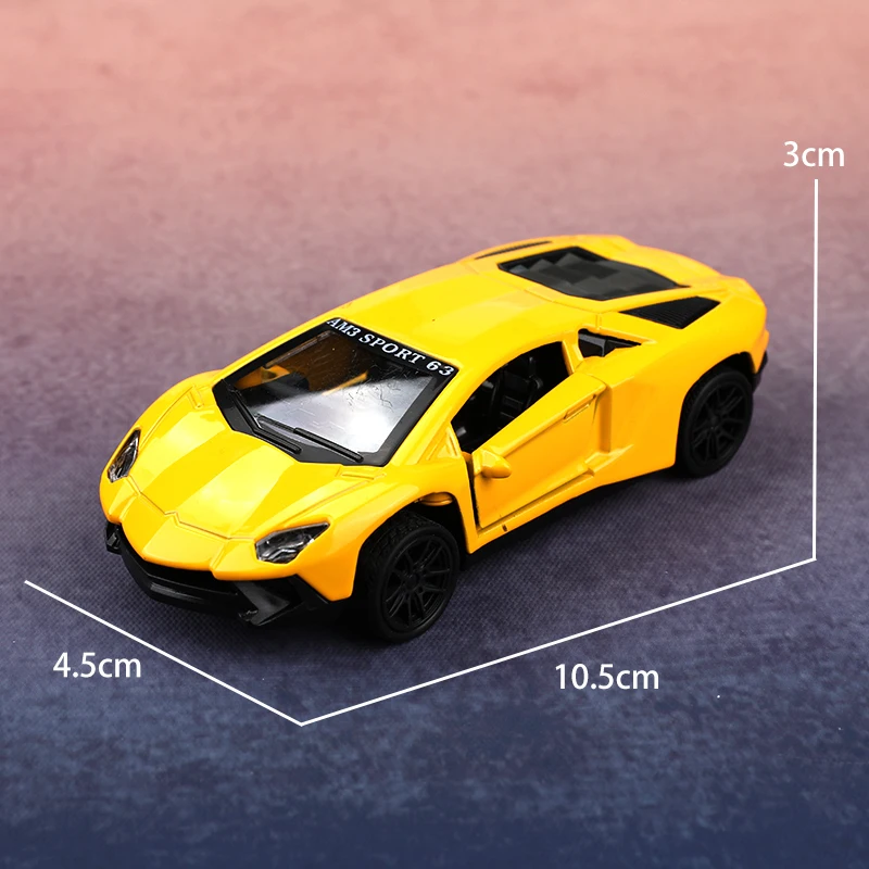 Cross-Border Alloy Off-Road Vehicle Inertia Pull-Back Toy Car Model for Boys - Alloy Sports Car