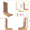 L Shape Cat Scratcher, 23.6 Inch Cat Scratchers for Indoor Cats, Protecting Furniture Cat Scratch Pad, Cardboard Cat Scratching