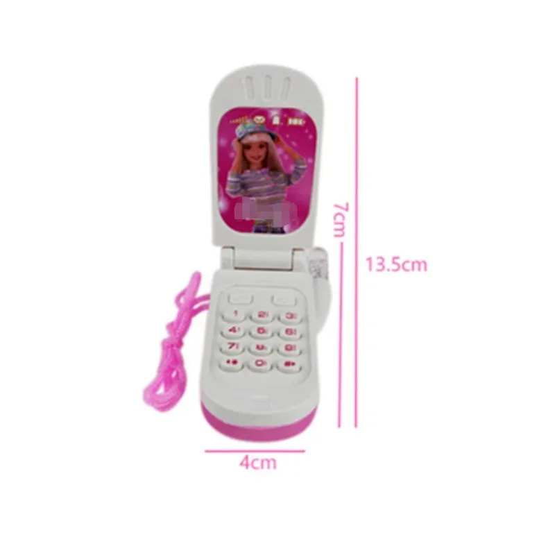 Nostalgia Classic Flip Cover Kids Electronic Music Luminescent Mobile Phone Toy Parent-Kids Interactive Holiday Gift