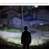 Rechargeable LED Headlamp Sensor Headlight With COB and LED Beads 8 Lighting Modes White and Red Light Fishing Light