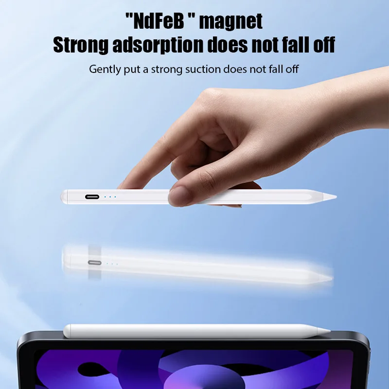 For Apple Pencil 2 1 Palm Rejection Power Display iPad Accessories iPad 2022 2021 2020 2019 2018 Pro 11 12.9 Air Stylus Pen
