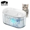 Pet Cat Fountain 1.35L Ultra Quiet Pet Water Fountain for Kitty Cat Dog Transparent Automatic Pet Water Dispenser Cat Products