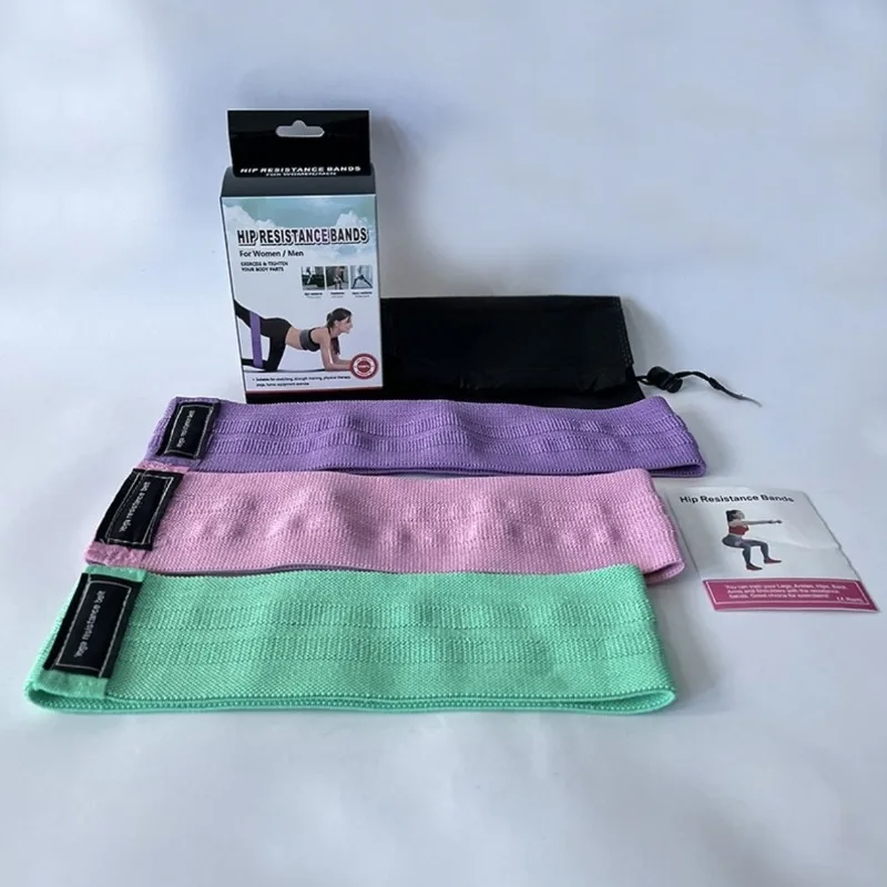 Elastic Squat Resistance Band Buttocks Fitness Tension Band Yoga Stretch Training Band Home Tension Band