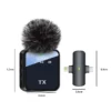 3 in 1 Microphone for iPhone/Android, Wireless, 328ft Transmission, Mini Microphone for Record Interview, YouTube, Tiktok