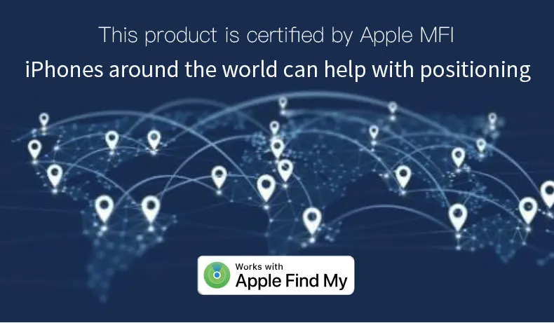 Bluetooth Mini Tracking Device for Apple Find My APP Smart Tag Kid Pet Car GPS Lost Tracker Anti-Lost Alarm Reminder Positioner