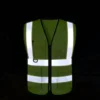 Safety High Visibility Reflective Vest Adjustable Reflective Security Vests Traffic Night Outdoor For Running Cycling Sports