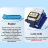 COMPTYCO FTTH Fiber Optic Tool Kit with Fiber Fibra Optica Power Meter and 10mW Visual Fault Locator AUA-6S FTTH tool