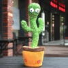 A talking cactus toy that can be charged, recorded, and repeated. Suitable for Spanish, English, and Arabic voice changer NEW