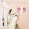 Portable Dog Paw Trimmer with Led Light Rechargeable Cordless Nail Grinder Shaver for Cats And Other Pets Nail Grooming Tools