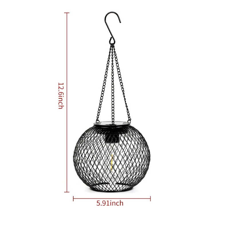 Solar Lantern Outdoor, Solar Lights for Outside Decorative Outdoor Hanging Lights Waterproof Solar Lanterns, yard garden  lamp